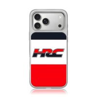 HRC logo on red white navy block iPhone 17 Pro Max Electroplated Silver Case1