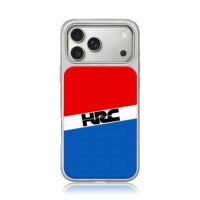 HRC logo red blue white block art iPhone 17 Pro Max Electroplated Silver Case1