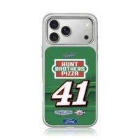 Hunt Brothers Pizza 41 NASCAR Ford iPhone 17 Pro Max Electroplated Silver Case1