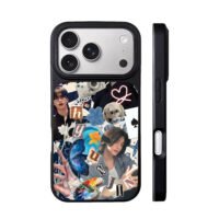 Hyunjin SKZ collage plush camera iPhone 17 Pro Max Black Case