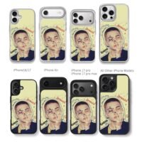 Hyunjin stray kids karma star art Chris Brown Phone Case Black Electroplated Silver For Iphone 11 To 17