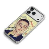 Hyunjin stray kids karma star art iPhone 17 Pro Max Electroplated Silver Case2