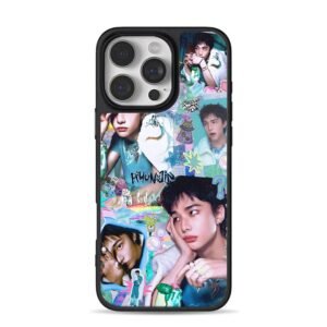 Hyunjin stray kids y2k pic collage iPhone 16 Pro Max Black Case