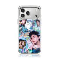 Hyunjin stray kids y2k pic collage iPhone 17 Pro Max Electroplated Silver Case1