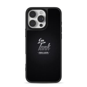 I am Tank Mobile Legend text print iPhone 16 Pro Max Black Case