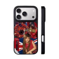 Iggy Azalea UK retro Fancy collage iPhone 17 Pro Max Black Case