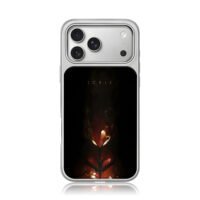 IGRIS glowing dark armored warrior iPhone 17 Pro Max Electroplated Silver Case1