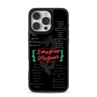 Imagine Dragons dragon song titles iPhone 16 Pro Max Black Case