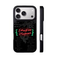 Imagine Dragons dragon song titles iPhone 17 Pro Max Black Case