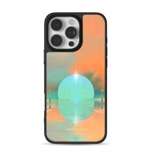 Imagine Dragons Loom beach orb art iPhone 16 Pro Max Black Case