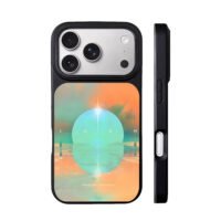 Imagine Dragons Loom beach orb art iPhone 17 Pro Max Black Case
