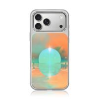 Imagine Dragons Loom beach orb art iPhone 17 Pro Max Electroplated Silver Case1