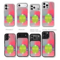 Imagine Dragons Loom pink lake orb Chris Brown Phone Case Black Electroplated Silver For Iphone 11 To 17