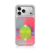 Imagine Dragons Loom pink lake orb iPhone 17 Pro Max Electroplated Silver Case1