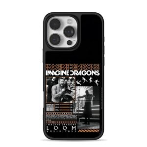 Imagine Dragons Loom World Tour art iPhone 16 Pro Max Black Case