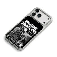 Imagine Dragons Loom World Tour art iPhone 17 Pro Max Electroplated Silver Case2