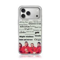 Imagine Dragons members and songs iPhone 17 Pro Max Electroplated Silver Case1