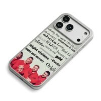 Imagine Dragons members and songs iPhone 17 Pro Max Electroplated Silver Case2
