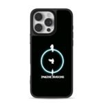 Imagine Dragons neon circle bird iPhone 16 Pro Max Black Case