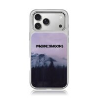 Imagine Dragons purple misty mountain iPhone 17 Pro Max Electroplated Silver Case1