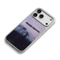 Imagine Dragons purple misty mountain iPhone 17 Pro Max Electroplated Silver Case2