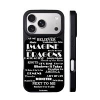 Imagine Dragons song titles art iPhone 17 Pro Max Black Case
