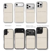 Imagine Dragons text on beige Chris Brown Phone Case Black Electroplated Silver For Iphone 11 To 17