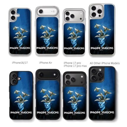 ImagineDragonsShotsBlueManDovesArt Chris Brown Phone Case Black Electroplated Silver For Iphone 11 To 17