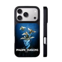 ImagineDragonsShotsBlueManDovesArt iPhone 17 Pro Max Black Case