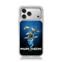 ImagineDragonsShotsBlueManDovesArt iPhone 17 Pro Max Electroplated Silver Case1