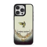 ImagineDragonsSmokeMirrorsBirdHands iPhone 16 Pro Max Black Case