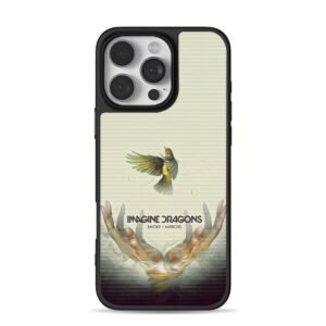 ImagineDragonsSmokeMirrorsBirdHands iPhone 16 Pro Max Black Case
