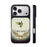 ImagineDragonsSmokeMirrorsBirdHands iPhone 17 Pro Max Black Case
