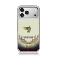 ImagineDragonsSmokeMirrorsBirdHands iPhone 17 Pro Max Electroplated Silver Case1