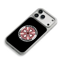 Independent Truck Co red cross logo iPhone 17 Pro Max Electroplated Silver Case2