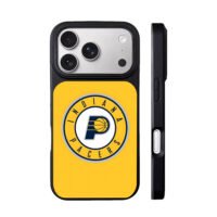 Indiana Pacers NBA team logo yellow iPhone 17 Pro Max Black Case