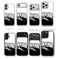 Initial D AE86 Fujiwara tofu shop Chris Brown Phone Case Black Electroplated Silver For Iphone 11 To 17