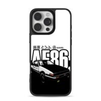 Initial D AE86 Fujiwara tofu shop iPhone 16 Pro Max Black Case