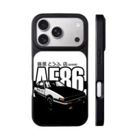 Initial D AE86 Fujiwara tofu shop iPhone 17 Pro Max Black Case