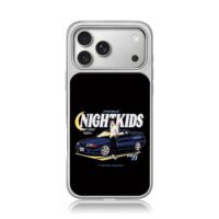 Initial D Nightkids drift car boy iPhone 17 Pro Max Electroplated Silver Case1