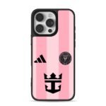 Inter Miami CF pink adidas logo iPhone 16 Pro Max Black Case