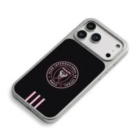 Inter Miami CF pink club badge iPhone 17 Pro Max Electroplated Silver Case2