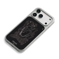 Interlagos Brazil F1 race track map iPhone 17 Pro Max Electroplated Silver Case2