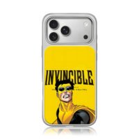 INVINCIBLE Mark Grayson yellow art iPhone 17 Pro Max Electroplated Silver Case1