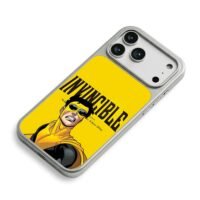 INVINCIBLE Mark Grayson yellow art iPhone 17 Pro Max Electroplated Silver Case2