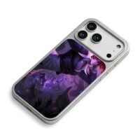 Iori Yagami KOF purple fire art Phone Case for iPhone 11-17 & Samsung Galaxy S24-S26 - Image 5