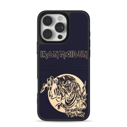 Iron Maiden Eddie Number Beast art iPhone 16 Pro Max Black Case