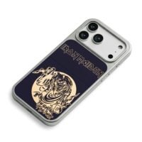 Iron Maiden Eddie Number Beast art iPhone 17 Pro Max Electroplated Silver Case2