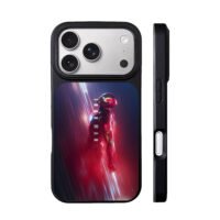 Iron Man vertical IRON MAN light iPhone 17 Pro Max Black Case