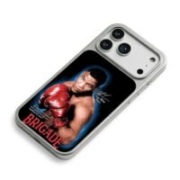 Iron Mike Tyson boxing autograph iPhone 17 Pro Max Electroplated Silver Case2